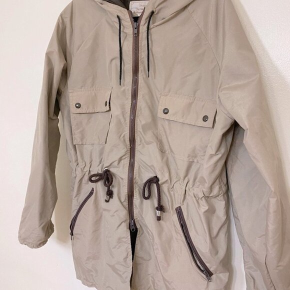 Vintage Sears The Men’s Store Tan Windbreaker Light rain Jacket 44 - Picture 6 of 6